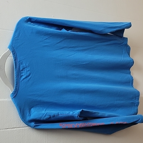 Timberland Boys' Long Sleeve Tree Logo Graphic T-Shirt Blue size Large - Picture 5 of 7